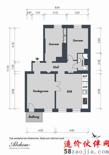 哥德堡翻新变身“精致”宫廷风北欧公寓