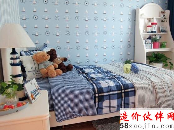 83平上海“蓝色大海”梦想之家两居室设计