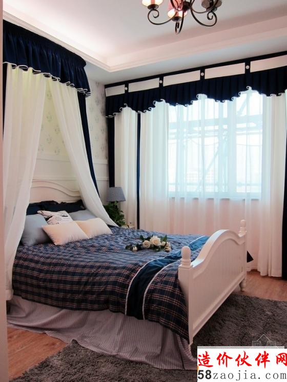 83平上海“蓝色大海”梦想之家两居室设计