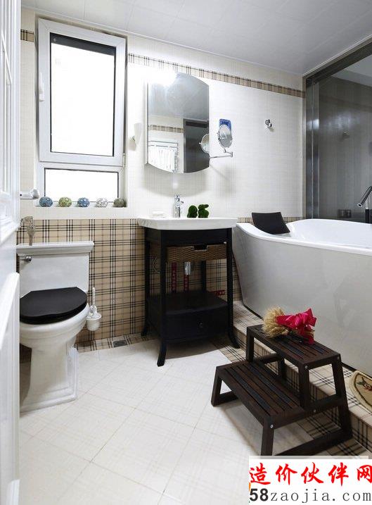 简单精致!100㎡混搭两居婚房设计