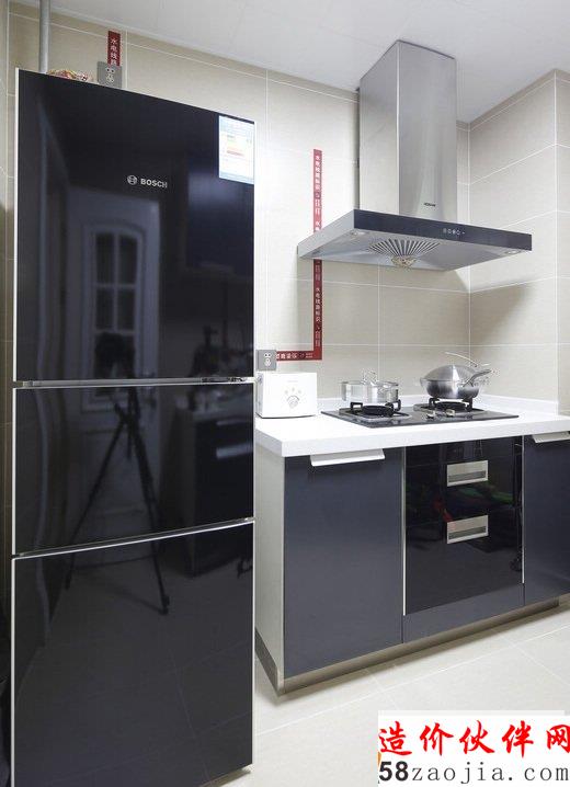 简单精致!100㎡混搭两居婚房设计