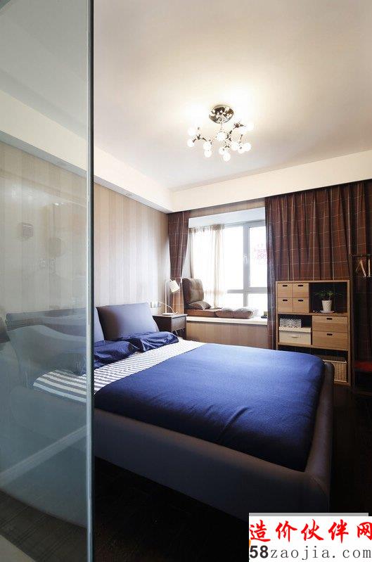 简单精致!100㎡混搭两居婚房设计