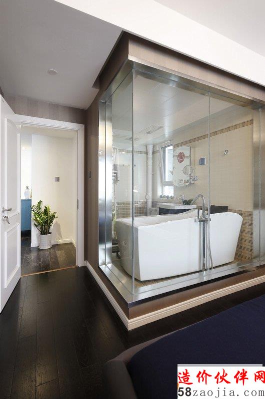 简单精致!100㎡混搭两居婚房设计