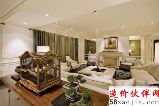 495平欧式“无侵略”白色住宅空间设计