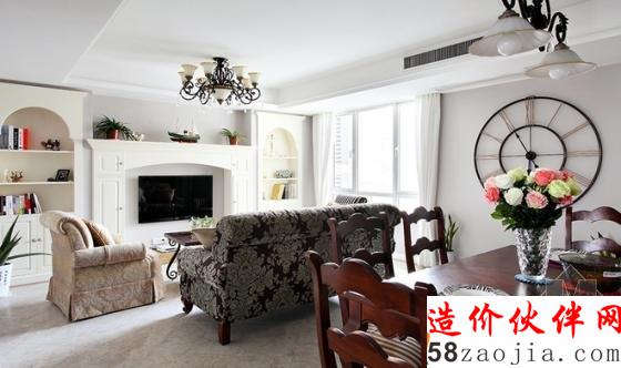 清新自然!都市青年“简约异域”美式新婚房