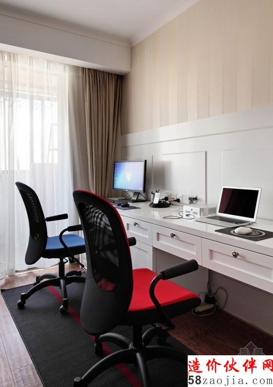 清新自然!都市青年“简约异域”美式新婚房