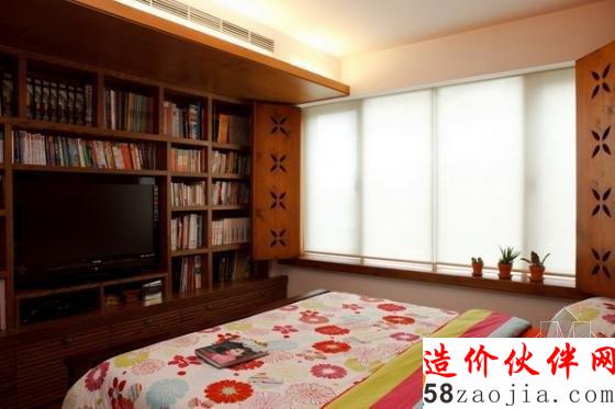 110平温馨美式乡村风情两居室设计