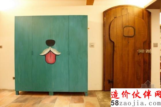 110平温馨美式乡村风情两居室设计