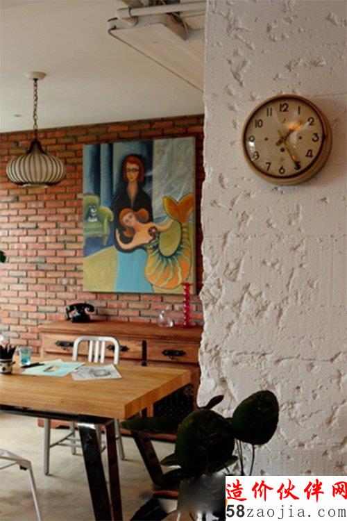 110平温馨美式乡村风情两居室设计