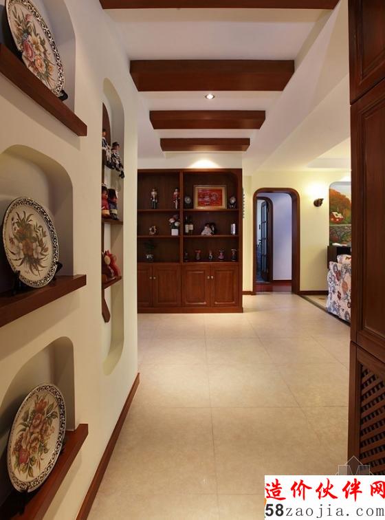 宁静致远!132平地中海“混搭”婚房设计