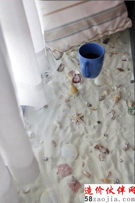 宁静致远!132平地中海“混搭”婚房设计