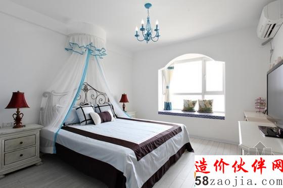 100平地中海风格“蓝色格调”样板间设计