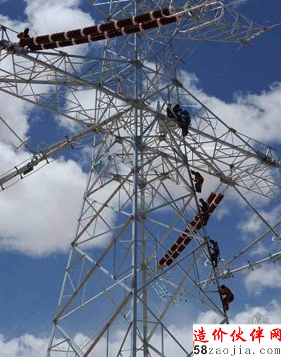 青海送变电工程公司对青藏交直流联网工程直流线路工程第3标段进行整体验收