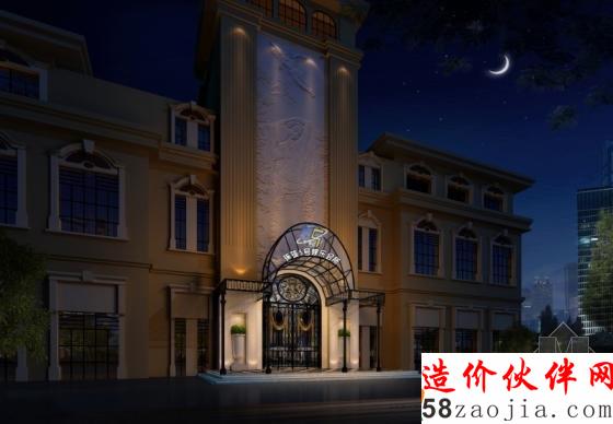 重庆贵族领地“黑灰白”环球5号会所设计