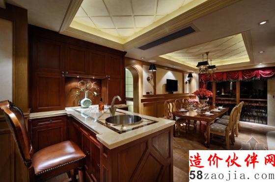 深沉色彩!浓浓美式风情“空中城堡”家居