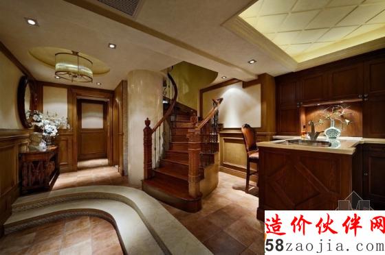 深沉色彩!浓浓美式风情“空中城堡”家居