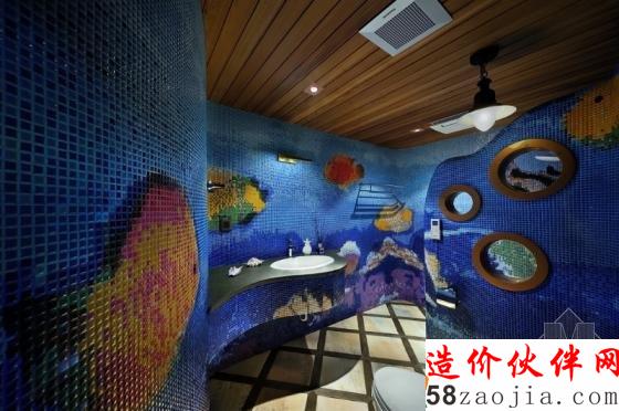 深沉色彩!浓浓美式风情“空中城堡”家居