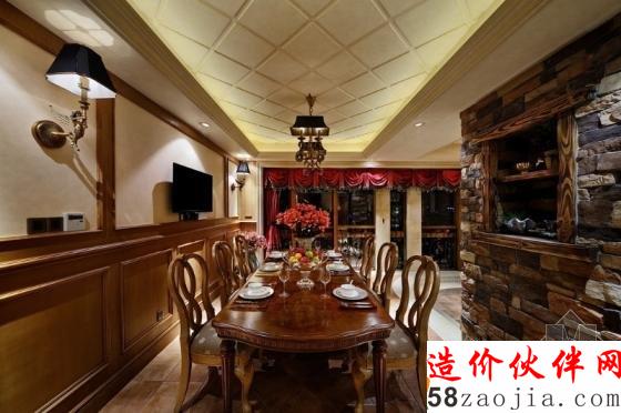 深沉色彩!浓浓美式风情“空中城堡”家居