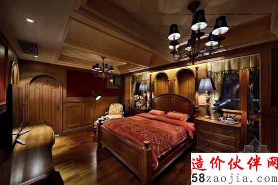 深沉色彩!浓浓美式风情“空中城堡”家居