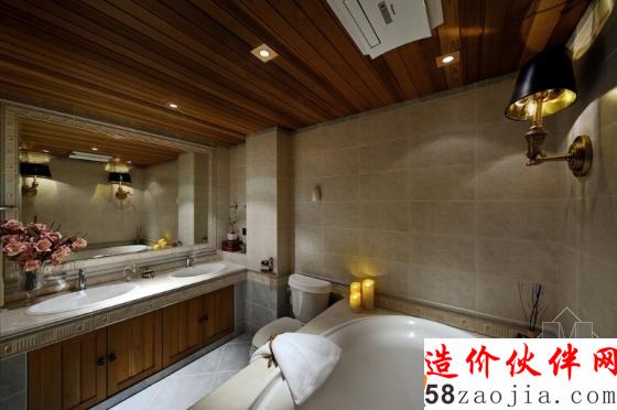 深沉色彩!浓浓美式风情“空中城堡”家居