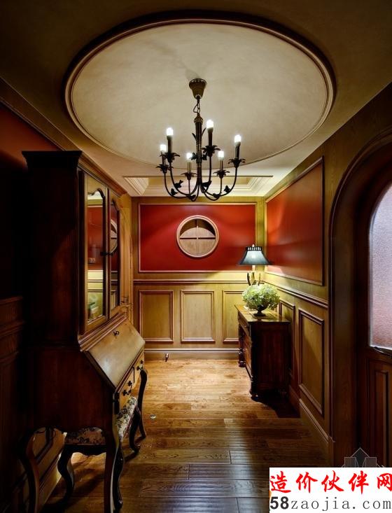 深沉色彩!浓浓美式风情“空中城堡”家居