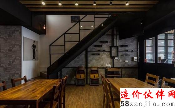 日式拉面馆“变身”独特韵味工业风咖啡厅