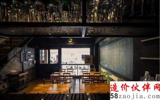 日式拉面馆“变身”独特韵味工业风咖啡厅