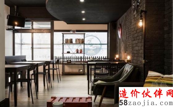 日式拉面馆“变身”独特韵味工业风咖啡厅