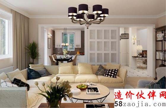 开放式空间!浪漫优雅“裸色”小复式设计