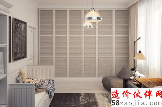 开放式空间!浪漫优雅“裸色”小复式设计