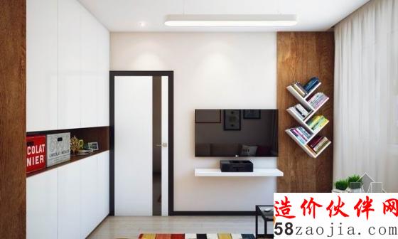 小户型大惊喜!47平米一居室单身公寓