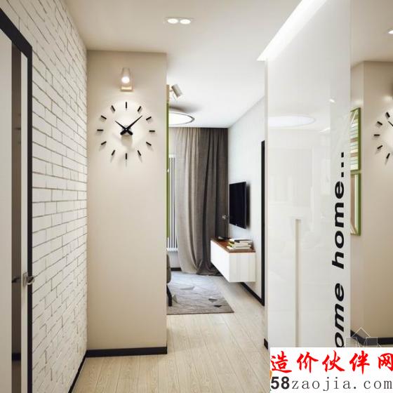 小户型大惊喜!47平米一居室单身公寓