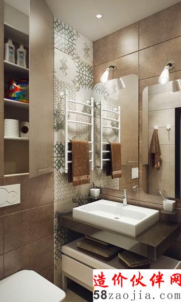 小户型大惊喜!47平米一居室单身公寓