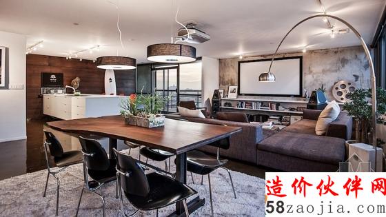 成熟男性风格之美国都会现代风Loft公寓