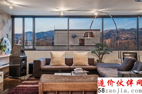 成熟男性风格之美国都会现代风Loft公寓