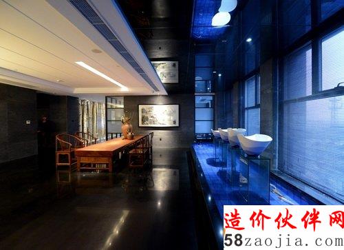 江苏昆山“简洁硬朗”龙海建工办公室