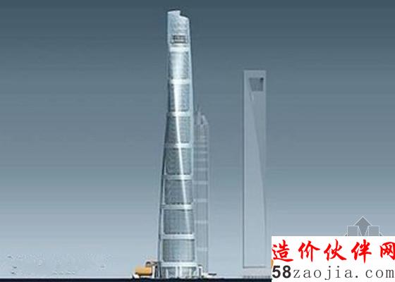 上海中心大厦建筑设计效果图