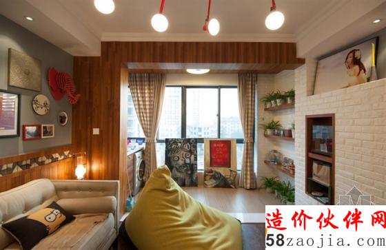 童心未泯!七彩魔术混搭三居室婚房设计