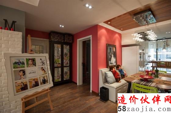 童心未泯!七彩魔术混搭三居室婚房设计