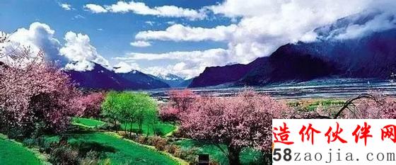 西藏林芝“桃花沟”