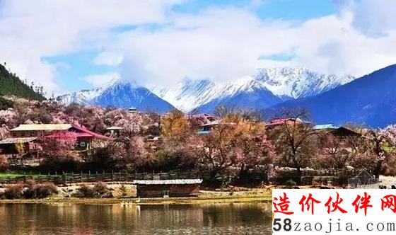 西藏林芝“桃花沟”