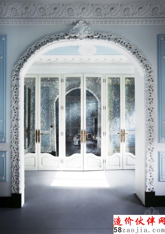 “梦幻蓝”伦敦设计师Danielle Moudaber的私宅