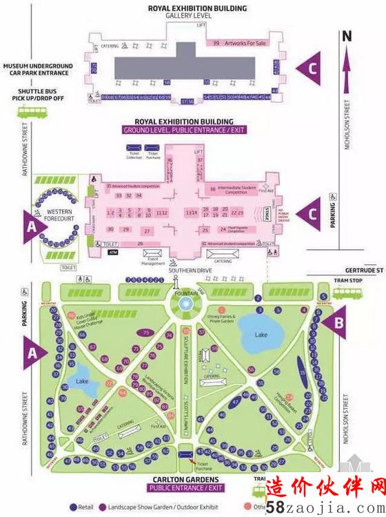 菜单花展导览图