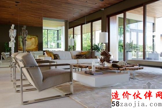 美国迈阿密现代奢华海滨住宅设计