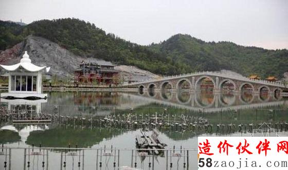 浙江横店按1:1比例打造圆明园