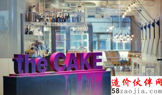 乌克兰“现代时尚元素”THE CAKE咖啡厅