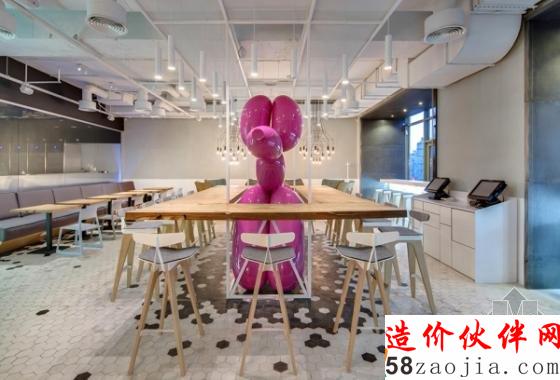 乌克兰“现代时尚元素”THE CAKE咖啡厅