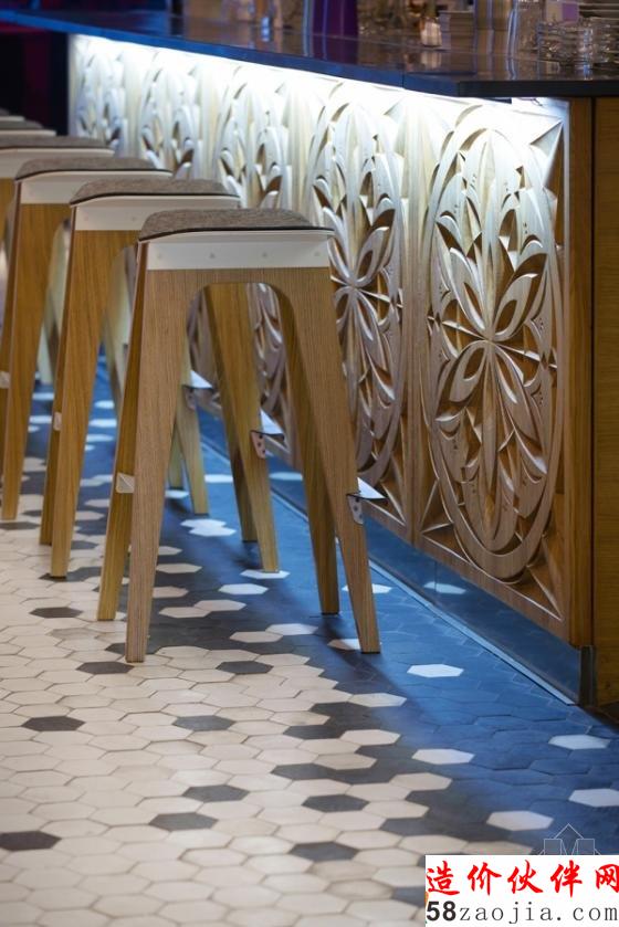 乌克兰“现代时尚元素”THE CAKE咖啡厅