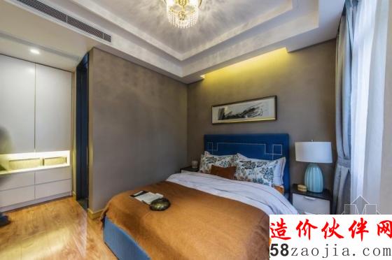 新中式风格 西安绿地国际生态城连体别墅样板间设计