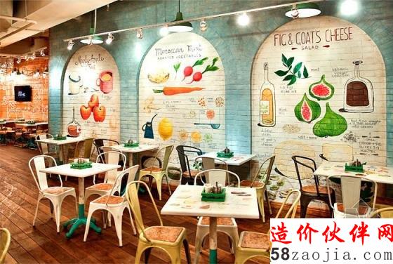 俄罗斯Obed Buffet“健康”“绿色”LOFT风格快餐厅